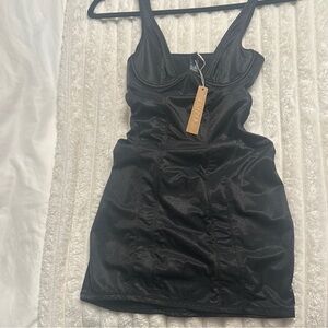 SKIMS Black Mini Dress